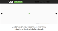 Desktop Screenshot of cesconteneurs.com
