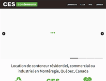 Tablet Screenshot of cesconteneurs.com